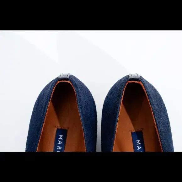 Margaux The Classic Suede Ballet Flats Womens Sz 35.5 EU / 5.5 US Shoes - Picture 3 of 16